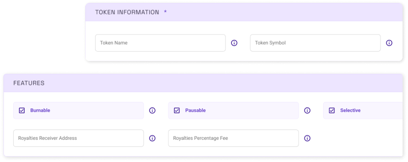 No-Code and Customizable Smart Contracts